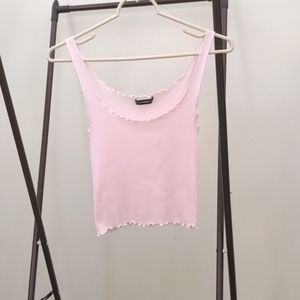 pink brandy Melville crop tank
